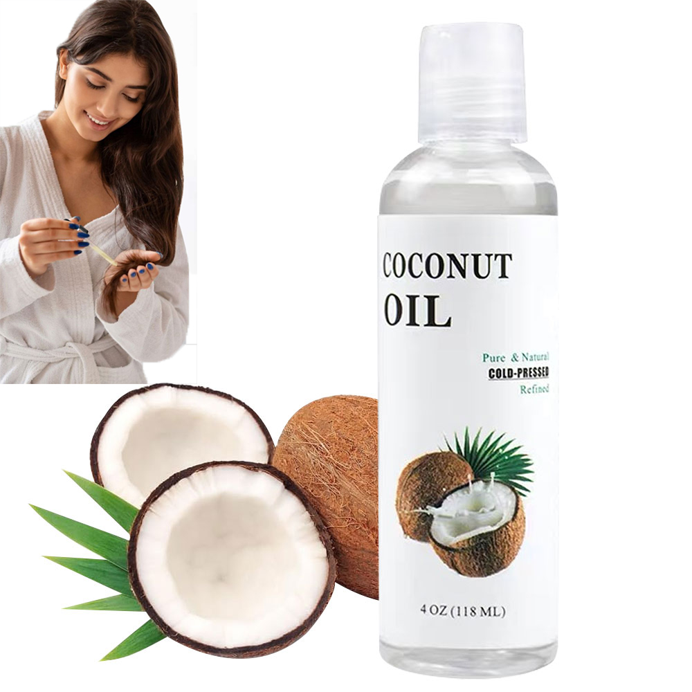 Coconut Oil Refined - 118ml Natural Coconuts Oil Moisturizing Softener
