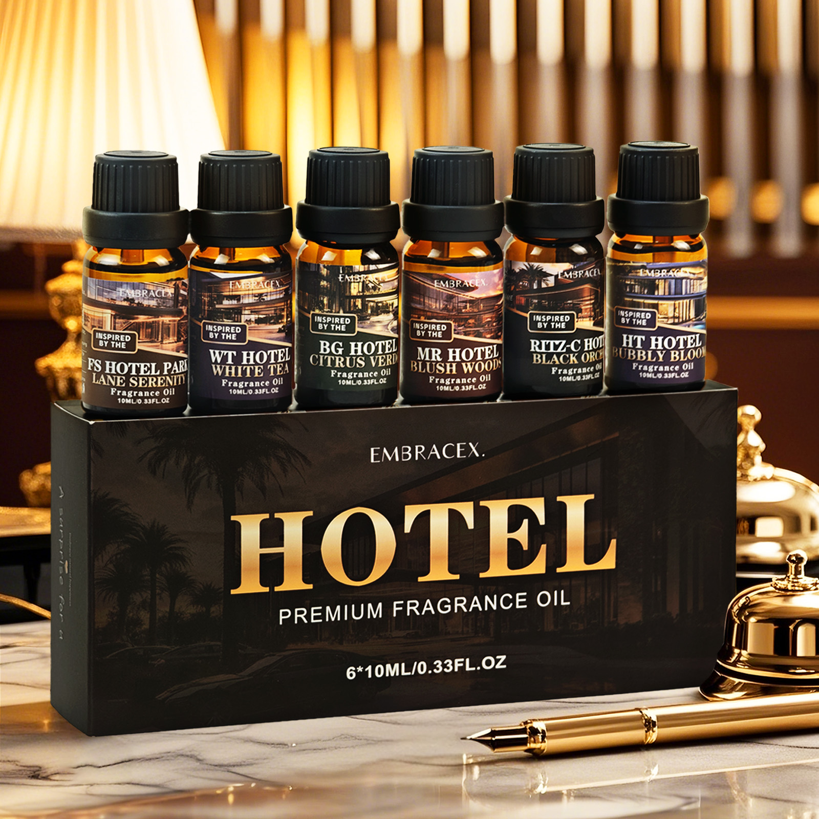 Soap Making Ingredient - 6PC/1Set Hotel Essential Oil Gifts Box