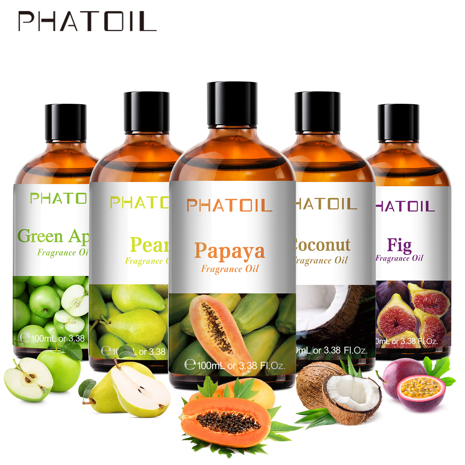 Soap Making Ingredient - PHATOIL 100ML Coconut Peach Blueberry Mango