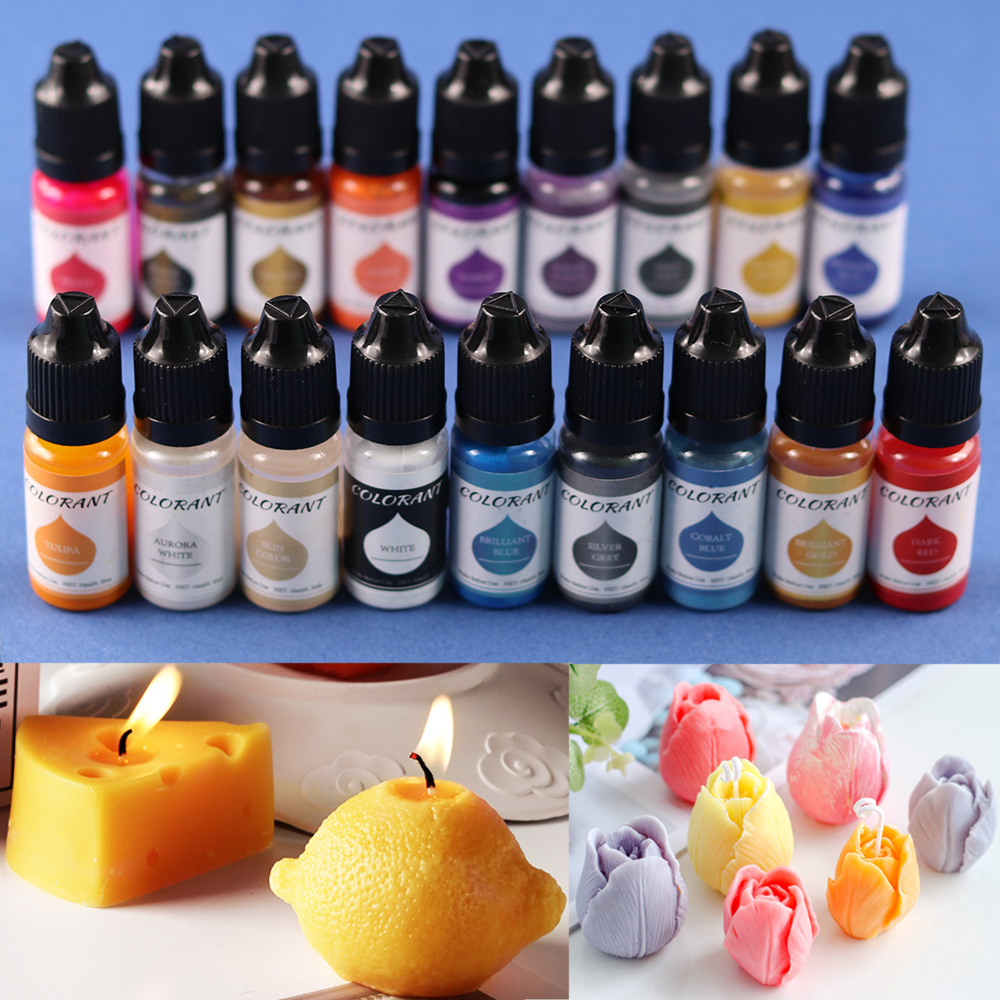 Soap Making Ingredient - 24 Color 10ml Candle Soap Pigment