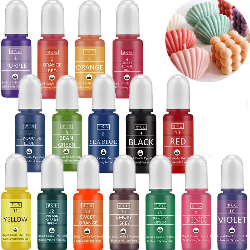 10ml/Bottle Candle Wax Pigment - Soap Making Ingredient recensie en prijs
