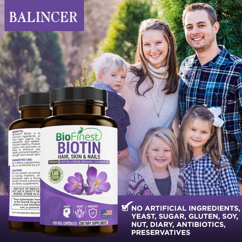 Balincer Biotin Supplement wit - Coconut Oil Refined recensie en prijs