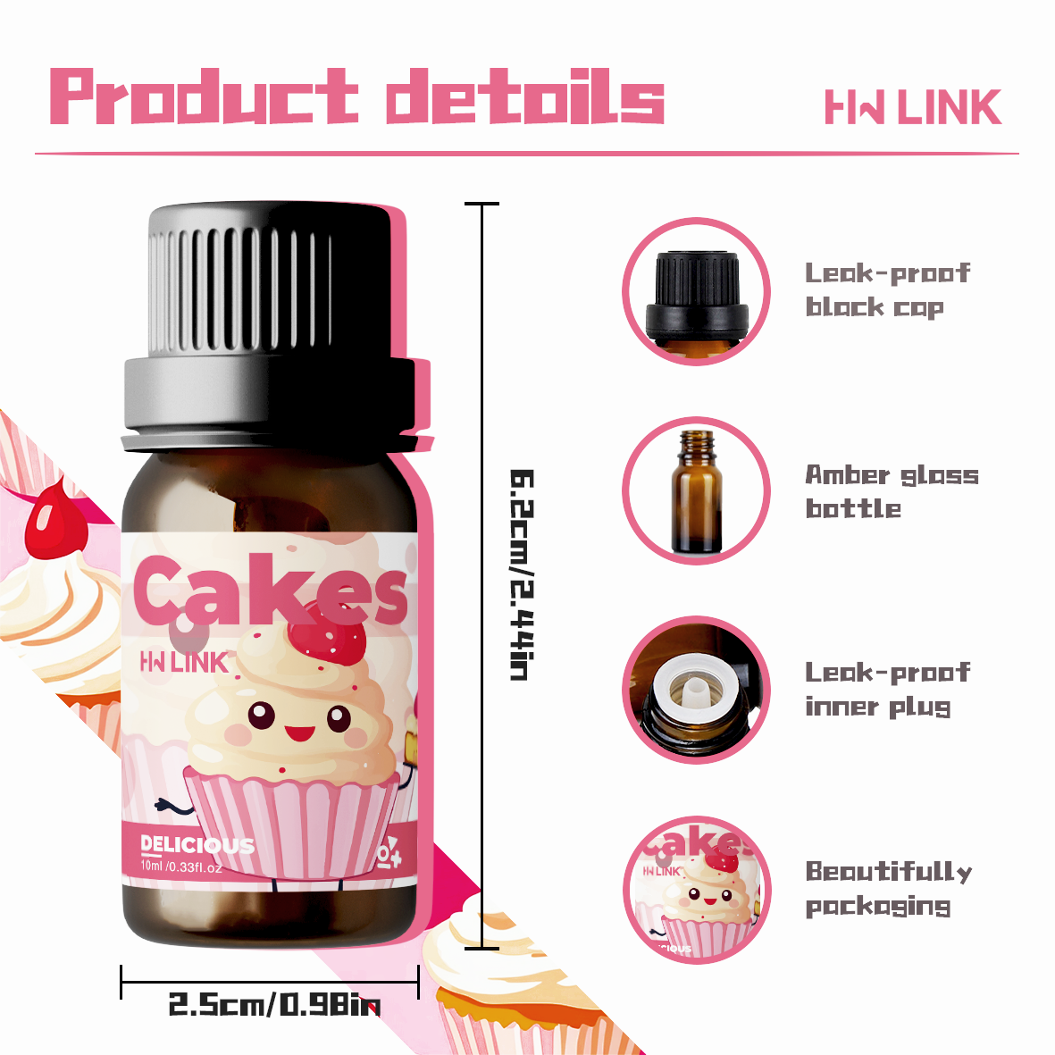 10ml Cakes Essential Oils Perf - Soap Making Ingredient recensie en prijs