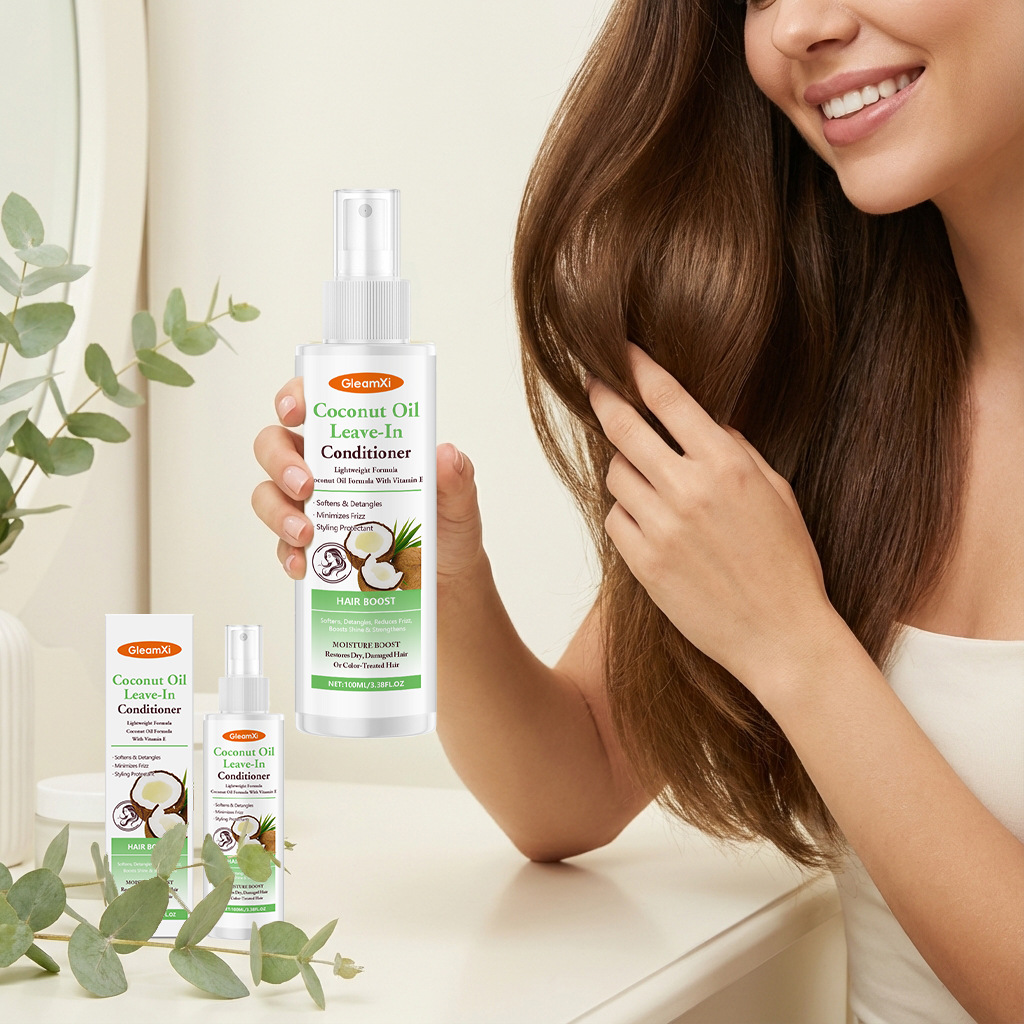 Gleamxi Coconut Oil Leave-In C - Coconut Oil Refined recensie en prijs