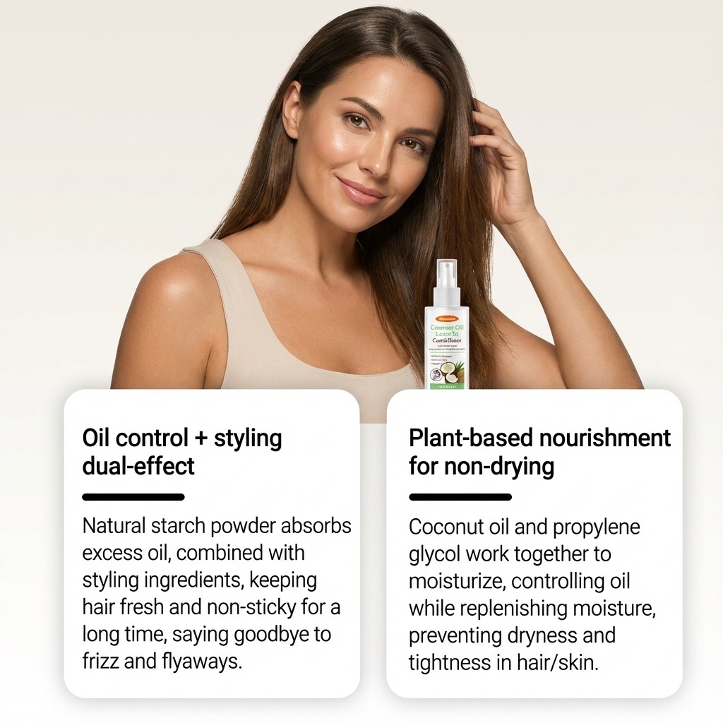 Gleamxi Coconut Oil Leave-In C - Coconut Oil Refined recensie en prijs
