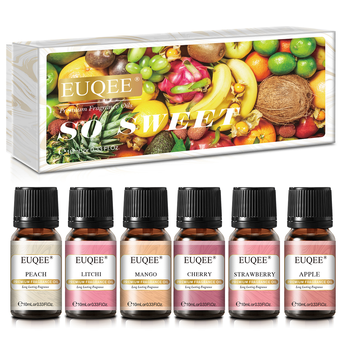 EUQEE 6pcs Fragrance Oils Set  - Soap Making Ingredient recensie en prijs