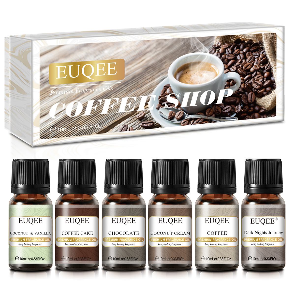 EUQEE 6pcs Fragrance Oils Set  - Soap Making Ingredient recensie en prijs
