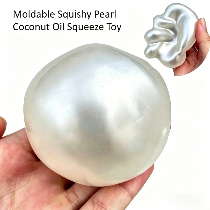Moldable Squishy Pearl Coconut - Coconut Oil Refined recensie en prijs
