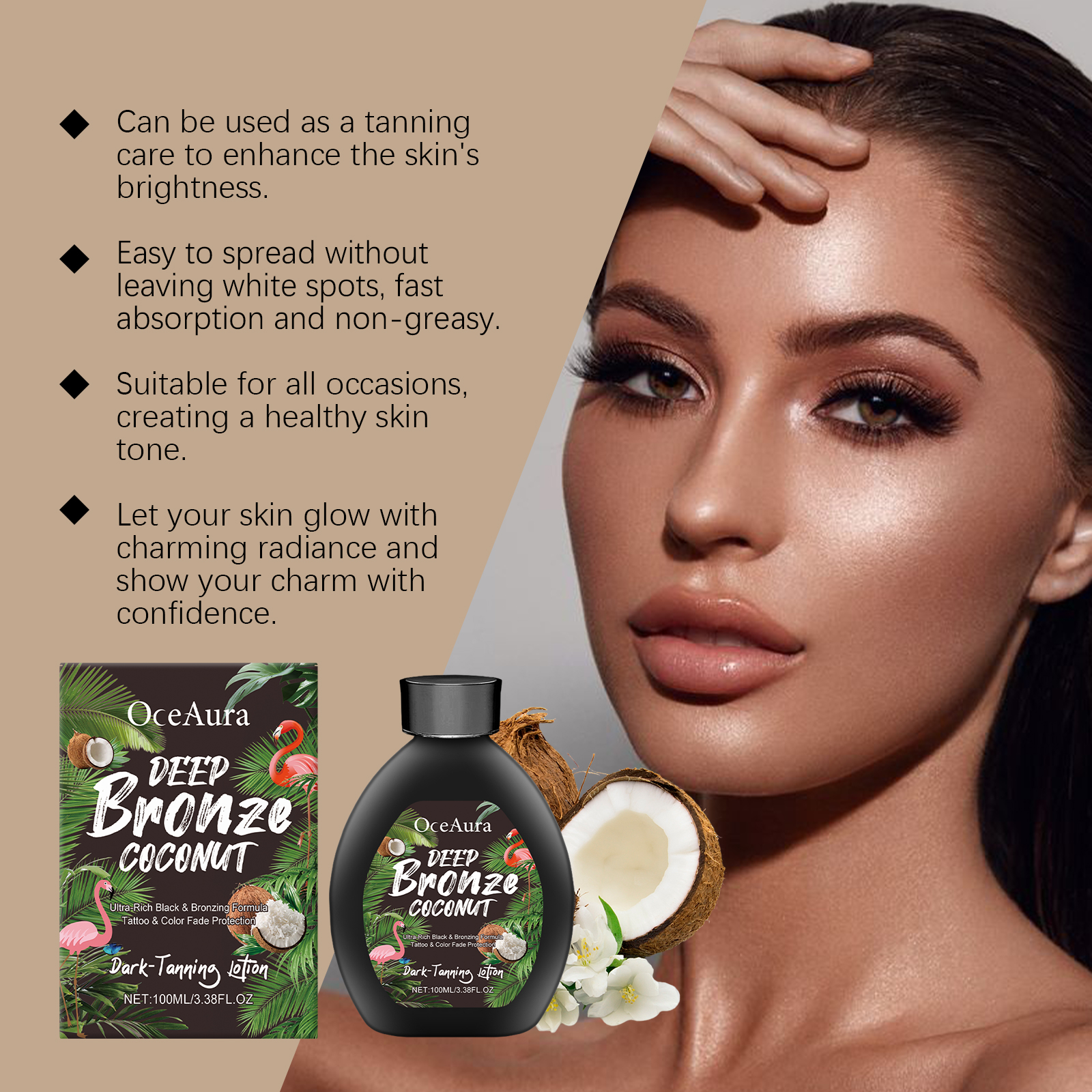 Coconut Oil Dark Tanning Lotio - Coconut Oil Refined recensie en prijs