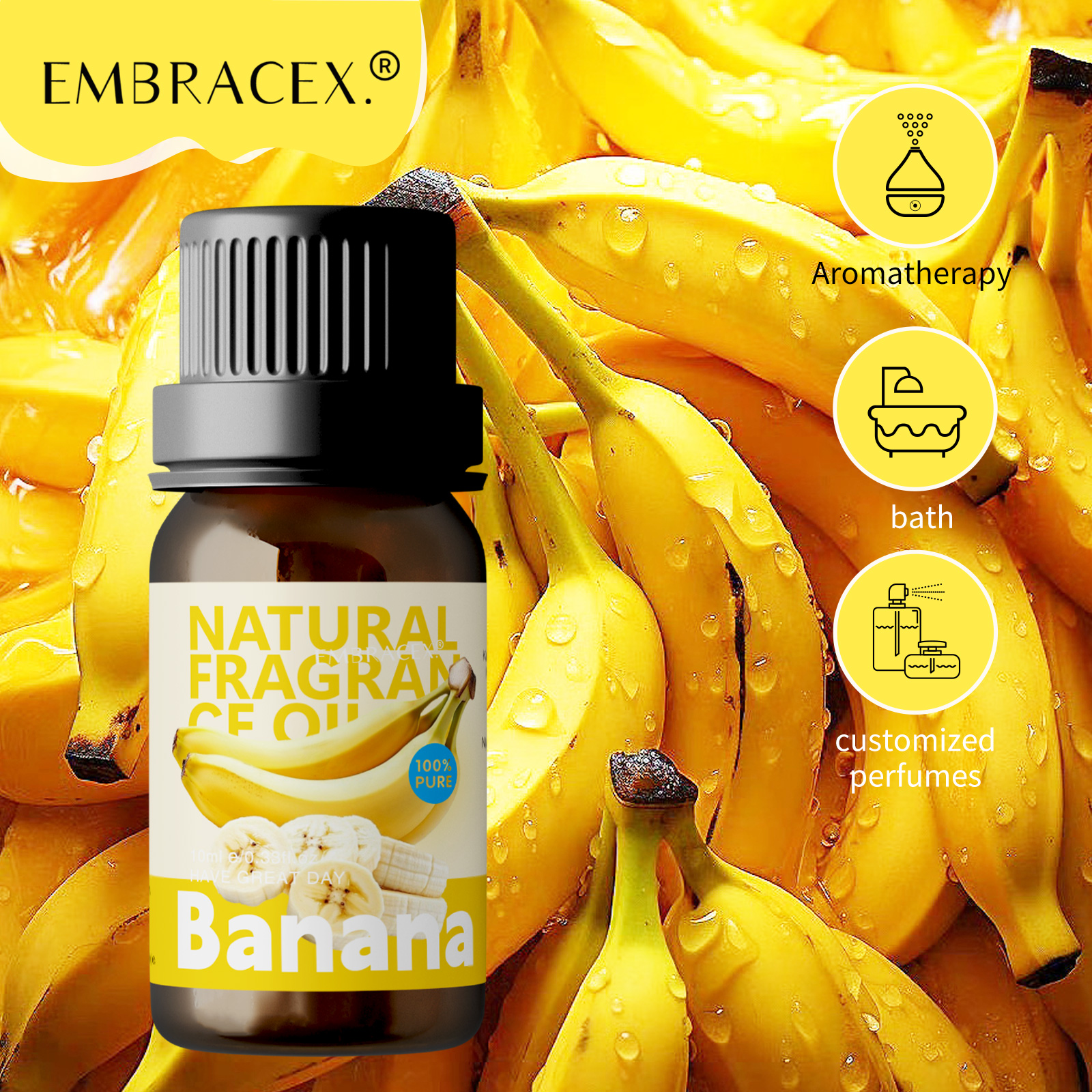 10ml Banana Perfume Oil Fragra - Soap Making Ingredient recensie en prijs
