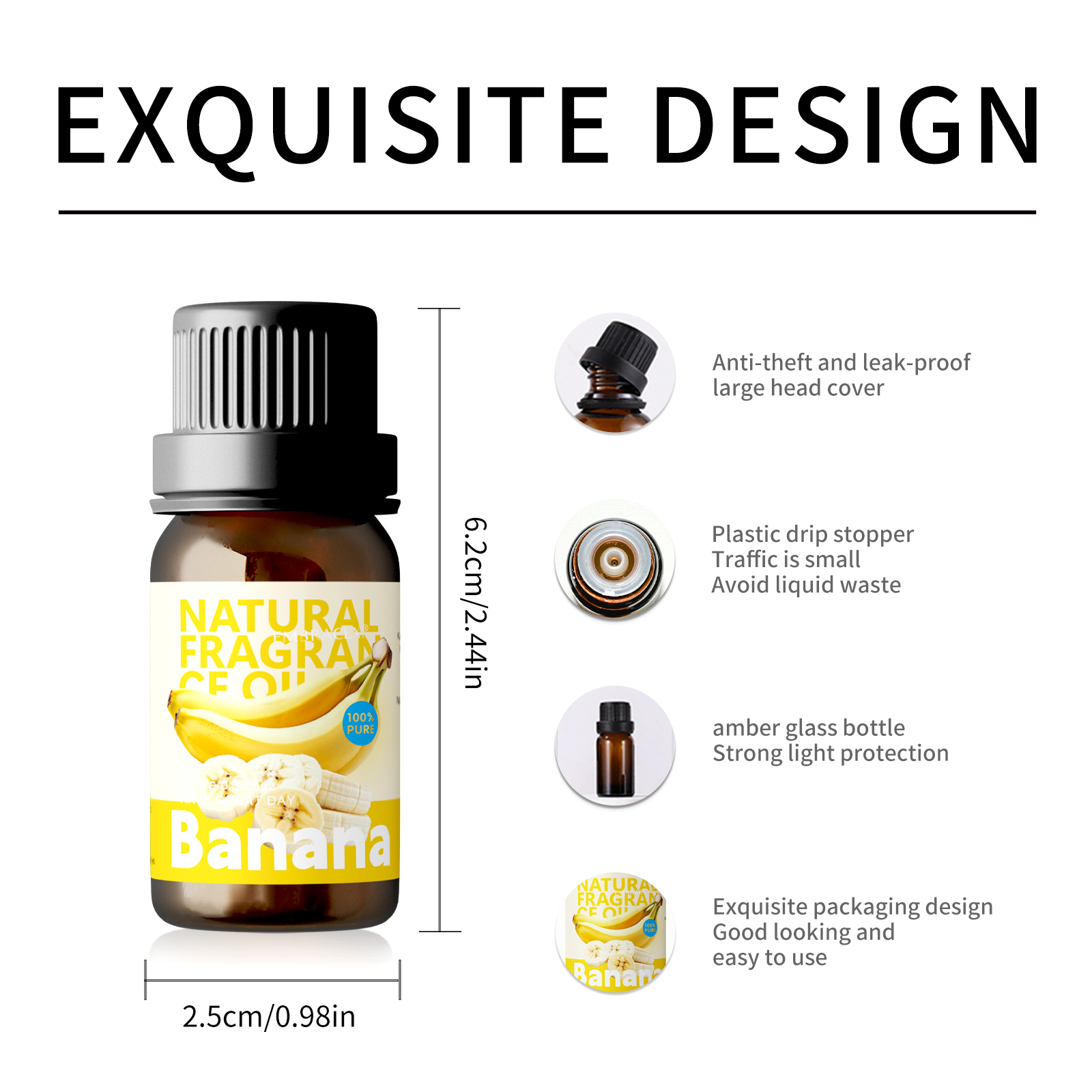 10ml Banana Perfume Oil Fragra - Soap Making Ingredient recensie en prijs
